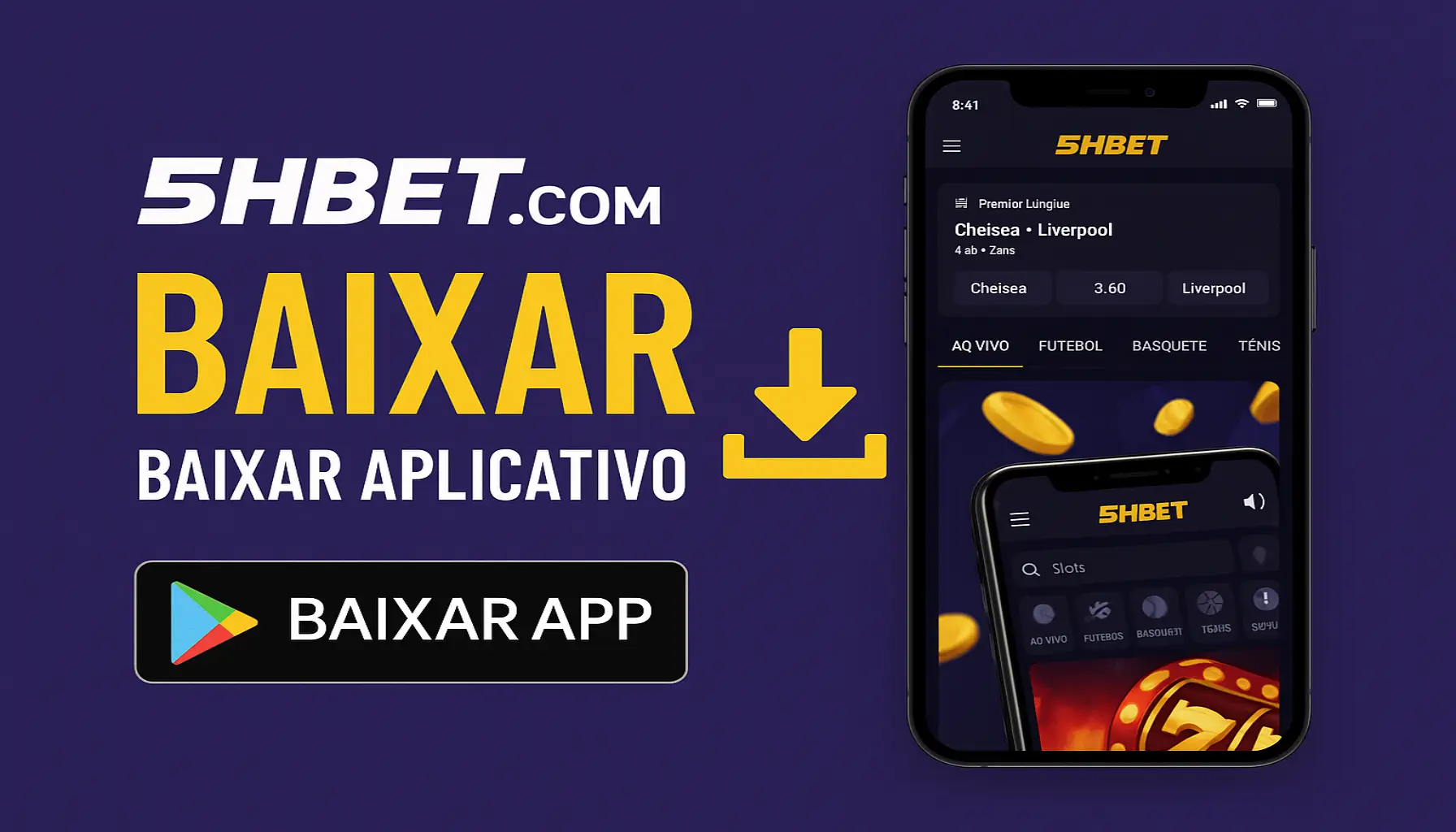 Baixar o 5HBET.COM Cassino App