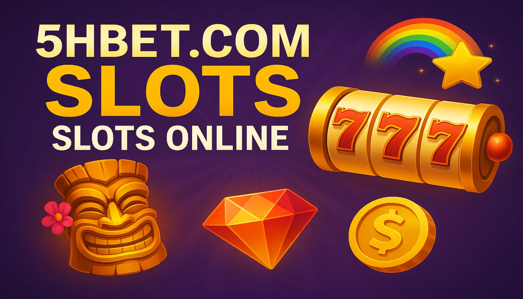 Explore o mundo das slot machines no 5HBET.COM Casino